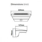 Gizmo Solar Wall Light