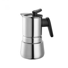   Pedrini Steel Moka kávéfőző, 2 személyes, indukciós főzőlaphoz, rozsdamentes acél