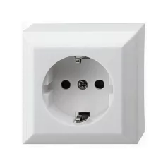   GAO 0310H Business Line IP20 földelt aljzat, 1 férőhelyes földelt csatlakozóaljzat, beltéri,  230V~/50Hz/16A, fehér