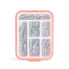 Műanyag tipli készlet - 4-10 méret - 100 db / csomag