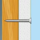 Gipszkarton csavar, fa menetes - 3,5 x 35 mm - 100 db / csomag