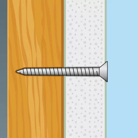 Gipszkarton csavar, fa menetes - 3,5 x 35 mm - 100 db / csomag