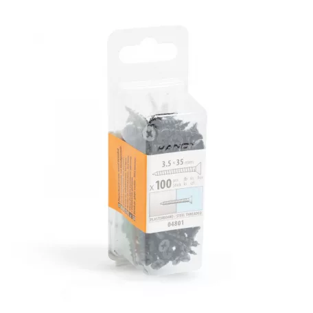 Gipszkarton csavar, fa menetes - 3,5 x 35 mm - 100 db / csomag