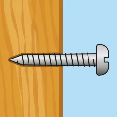   Forgácslap csavar - peremes lencsefejű - 4,2 x 16 mm - 80 db / csomag