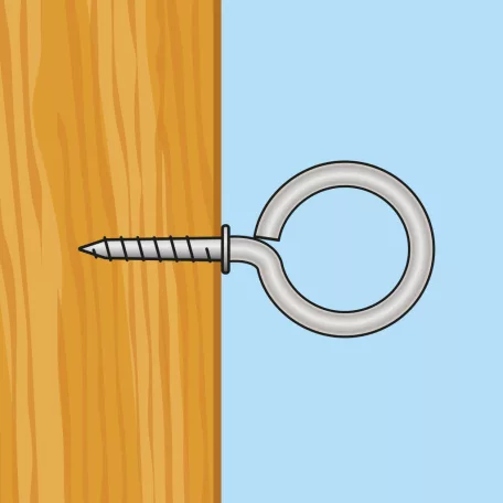 Szemescsavar - 14 x 30 mm - 30 db / csomag