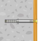 Tipli + csavar - 6 x 40 mm - 16 db / csomag