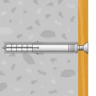 Beütődűbel - 6 x 40 mm - 10 db / csomag