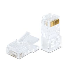 8P8C moduláris dugó - átmenő - UTP CAT6 RJ45