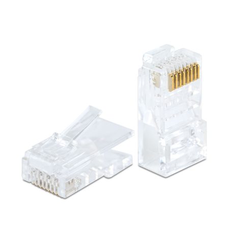 8P8C moduláris dugó - átmenő - UTP CAT6 RJ45