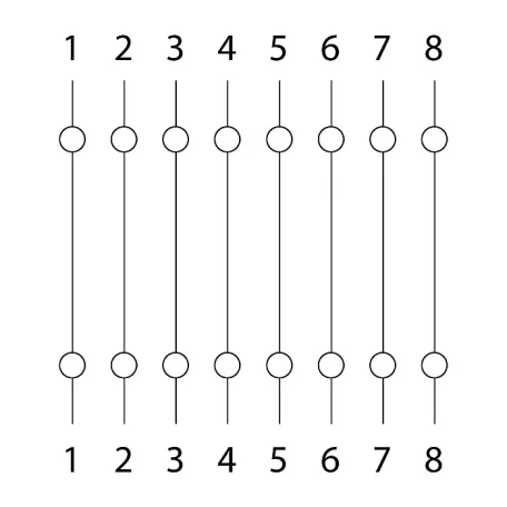 8P8C Cat.5 toldó