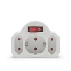 3-as fali elosztó - kapcsolóval