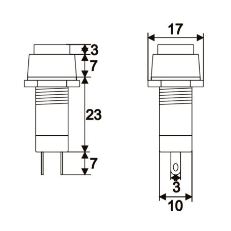 Nyomógombos kapcsoló