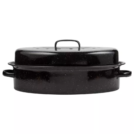 Nava 10-053-001 ovális zománcozott kacsasütő, 42 cm