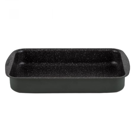 NAVA 10-103-167 Imperial alumínium tepsi, négyszögletes, 24 x 35 cm, 5,5 cm magasság, 2 mm vastagság, szénacél, tapadásmentes bevonat