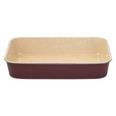   Nava 10-103-171 Terrestrial tapadásmentes kerámia bevonatú sütőtál, 40x28 cm