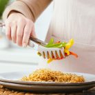 Nava 10-111-017 Misty szilikon ételfogó, húsokhoz, tésztához, 26 cm