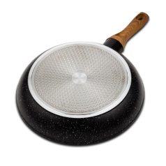   Nava 10-144-103 Nature tapadásmentes serpenyő, kőbevonattal, 28 cm átmérő