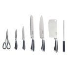 Nava 10-167-021 7db-os rozsdamentes acél késkészlet akril állvánnyal, forgatható