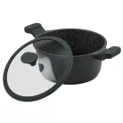 NAVA 10-302-060 Imperial tapadásmentes alumínium lábas, kőbevonattal, 20cm átmérő