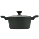 NAVA 10-302-060 Imperial tapadásmentes alumínium lábas, kőbevonattal, 20cm átmérő