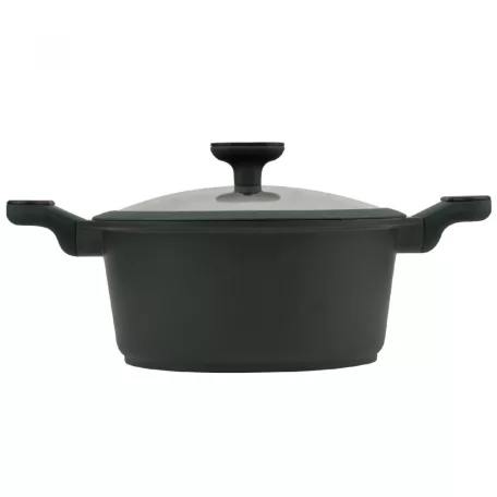 NAVA 10-302-060 Imperial tapadásmentes alumínium lábas, kőbevonattal, 20cm átmérő