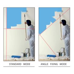   Lézeres szintező - mini - 2 x AAA - max 10 m - piros lézerrel