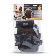   Multifunkciós szerszámtartó öv - 15 x 20 x 10 cm - fekete