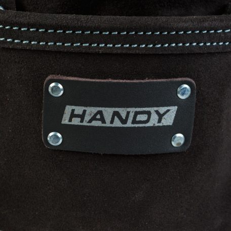 Professzionális bőr szerszámtartó öv - 7 zseb, 1 kalapácstartó, 4 ceruzatartó