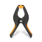 Szorító csipesz - 2" / 55 mm - 160 x 115 mm - műanyag - fekete / narancssárga
