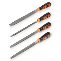 Precíziós kézi reszelő szett - 8" - 4 db / csomag