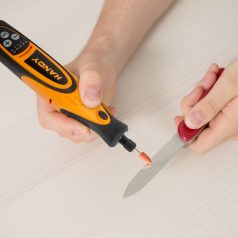   Panelfúró, csiszoló, polírozó szett - 112 részes - akkumulátoros