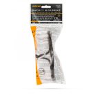 FŰKASZA védőszemüveg szemüvegeseknek, Professzionális szemüveg UV védelemmel - átlátszó - állítható méret unisex kivitel