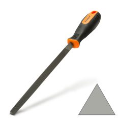   Precíziós reszelő fémhez - háromszög alakú - kétszeres vágású - közepes durvaságú