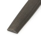 Precíziós reszelő fémhez - félkör alakú - kétszeres vágású - közepes durvaságú