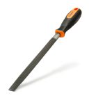 Precíziós reszelő fémhez - félkör alakú - kétszeres vágású - közepes durvaságú