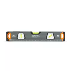 Vízmérték - vonalzóval, tükörlibellával - 400 mm