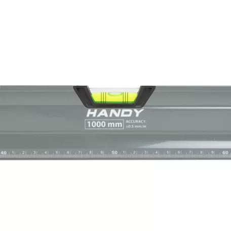 Vízmérték - vonalzóval, tükörlibellával - 1000 mm