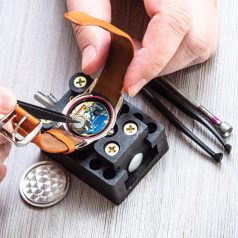   Precíziós csipesz szett - antisztatikus - 11 részes - matt fekete