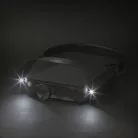 Fejpántos nagyító LED világítással