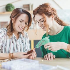   Ragasztópisztoly - akkumulátoros, Type-C - 7 mm - 10W - mentazöld