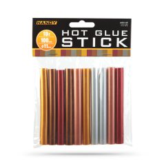   Ragasztórúd - 11 x 100 mm - Metál színes - 10 db / csomag