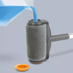 Csepegésmentes festőhenger festékadagoló tartállyal 