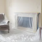 Takarófólia maszkolószalaggal - 20 x 2,5 m - 7 mikron