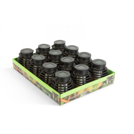 LED-es szolár lámpa - gyertyafény - felakasztható - melegfehér - 10 x 11 cm