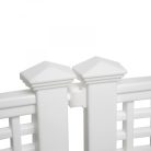 LED-es szolár kerítés - 58 x 36 x 3,5 cm - hidegfehér - 4 db / szett