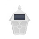 LED-es szolár fali lámpa - fehér, hidegfehér - 14 x 6,2 x 19 cm