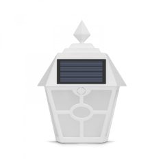   LED-es szolár fali lámpa - fehér, hidegfehér - 14 x 6,2 x 19 cm