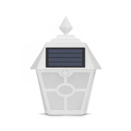 LED-es szolár fali lámpa - fehér, hidegfehér - 14 x 6,2 x 19 cm