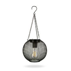 LED-es szolár lámpa - felakasztható - 14,5 x 13,5 cm