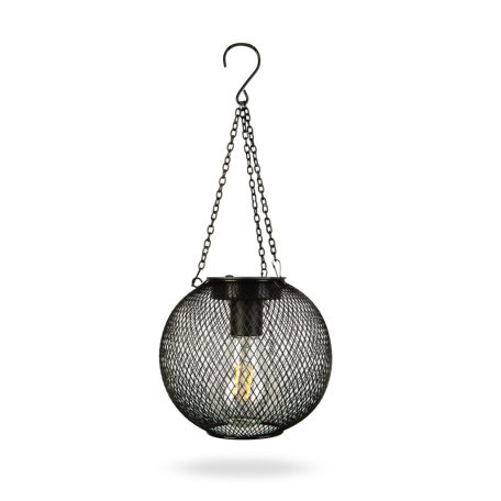 LED-es szolár lámpa - felakasztható - 14,5 x 13,5 cm